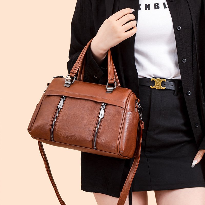 Briefcase Modern Retro Crossbody Bag