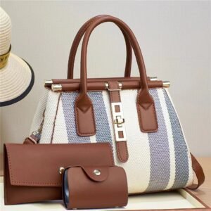 Letter-print women's bag set, elegant mother bag, large capacity crossbody bag